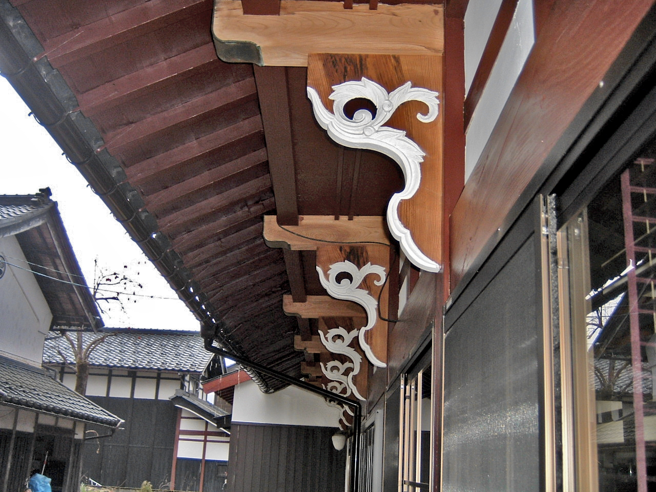 昭和木工職人の彫り「雲」